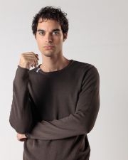 FEKETE FÉRFI KÖTÖTT PULÓVER