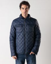 BLUE MEN'S TRANSITIONAL JACKET