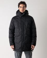 FEKETE FÉRFI HOSSZÚ KABÁT