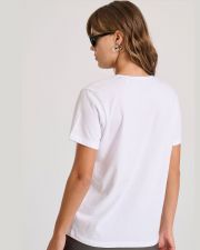 WHITE FUNKY BUDDHA  WOMEN'S TSHIRT