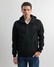 BLACK MEN'S TRANSITIONAL JACKET