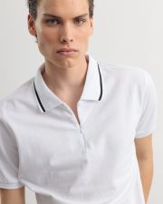 FEHÉR FÉRFI RÖVID UJJÚ PÓLÓ