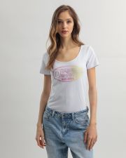 WHITE WOMEN'S T-SHIRT