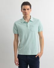 KÉK FÉRFI RÖVID UJJÚ PÓLÓ