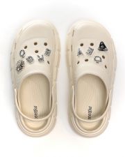 WHITE WOMEN'S SLIDES - MILLIE