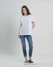 WHITE WOMEN'S T-SHIRT