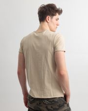 BEIGE MEN'S T-SHIRT