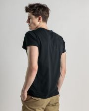 FEKETE FÉRFI RÖVID UJJÚ PÓLÓ