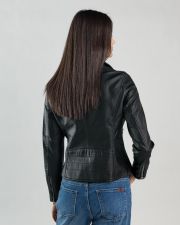 BLACK WOMEN'S TRANSITIONAL JACKET