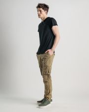 FEKETE FÉRFI RÖVID UJJÚ PÓLÓ