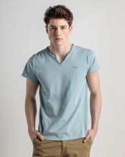 BLUE MEN'S T-SHIRT