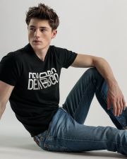 FEKETE FÉRFI RÖVID UJJÚ PÓLÓ