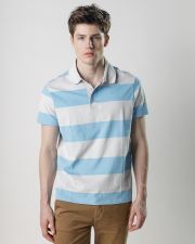 KÉK FÉRFI RÖVID UJJÚ PÓLÓ