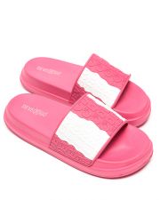 PINK WOMEN'S SLIDES - WAVY