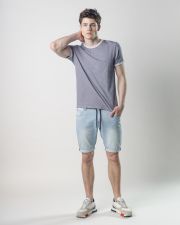 SZÜRKE FÉRFI RÖVID UJJÚ PÓLÓ