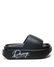BLACK WOMEN'S SLIDES - KINGA