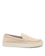 BEIGE MEN'S SLIP-ON SHOES - JUSTIN