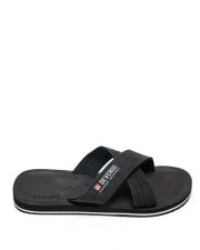 BLACK MEN'S SLIDES - DANNY