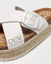 FEHÉR NŐI UTCAI PAPUCS - RUBY