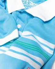 KÉK FÉRFI RÖVID UJJÚ PÓLÓ