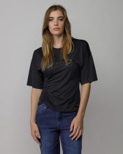 FEKETE NŐI RÖVID UJJÚ PÓLÓ