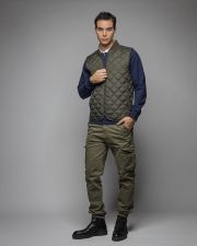 KÉK FÉRFI HOSSZÚ UJJÚ GALLÉROS PÓLÓ