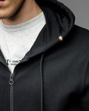 FEKETE FÉRFI CIPZÁRAS PULÓVER