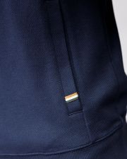 KÉK FÉRFI CIPZÁRAS PULÓVER