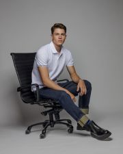 FEHÉR FÉRFI RÖVID UJJÚ GALLÉROS PÓLÓ