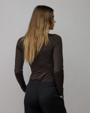 BARNA NŐI HOSSZÚ UJJÚ BODY