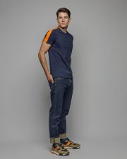 KÉK FÉRFI RÖVID UJJÚ PÓLÓ