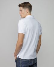 FEHÉR FÉRFI RÖVID UJJÚ GALLÉROS PÓLÓ