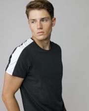 FEKETE FÉRFI RÖVID UJJÚ PÓLÓ