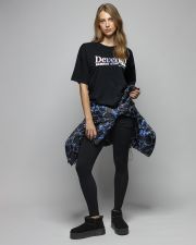 BLACK WOMEN'S SHORT SLEEVE T-SHIRT