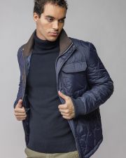 BLUE MEN'S TRANSITION COAT