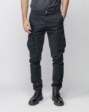 BLACK MEN'S SIDE POCKET PANTS