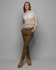 FEHÉR NŐI KÖTÖTT GARBÓ PULÓVER