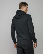 FEKETE FÉRFI CIPZÁRAS PULÓVER