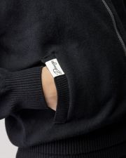 FEKETE NŐI KÖTÖTT KAPUCNIS KARDIGÁN