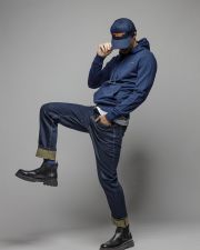 KÉK FÉRFI PULÓVER