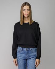 BLACK WOMEN'S SWEATER