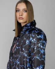 BLUE WOMEN'S SHORT COAT