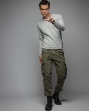 BÉZS FÉRFI VÉKONY KÖTÖTT PULÓVER