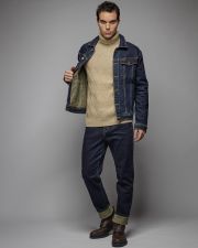 BLUE MEN'S DENIM JACKET