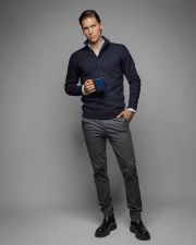 KÉK FÉRFI KÖTÖTT PULÓVER