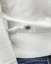 WHITE WOMEN'S FABRIC JACKET