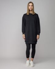 BLACK WOMEN'S JACQUARD DRESS