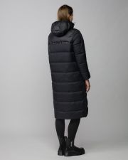 BLACK WOMEN'S LONG WINTER COAT