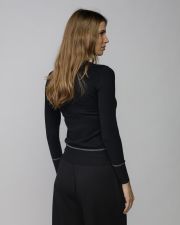 FEKETE NŐI KÖTÖTT PULÓVER