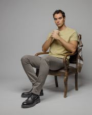 SÁRGA FÉRFI RÖVID UJJÚ PÓLÓ